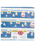 HM263 - Gift Wrap Flat Sailboats