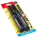 07902 9080 - Marker marks-a-lot black 2pk