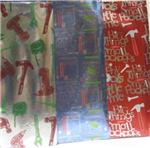 Chr roll wrap 40sq Foil Asst 30"