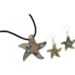 JE-191 - pendantearring-set-starfish