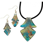 JE-195 - pendantearring-set-leaf