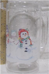 Chr pitcher w/snowmen
