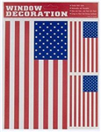 KM205 -USA flag cling 10inch 2pk