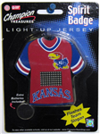LTB011KU -KU Jayhawks Jersey Spirit Badge