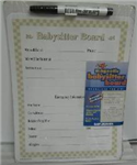 MAG33510 -Dry Erase Magnetic Baby Sitter Planner Board