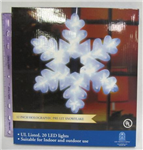 Chr lights LED snowflake 12in