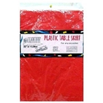 P6017 - Table skirt 30x13.3in red
