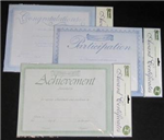 PC-109 - CERTIFICATES 10PK 3 ASST