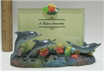PF302 -Frame w dolphins 4X6in