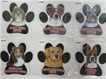 Pawprint - Magnets paw prints asst styles