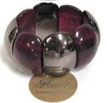 RB3228HPU - bracelet-stretch-purple-gunmetal
