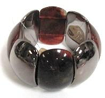 RB3228HRD - bracelet-stretch-hematite-red