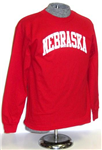 RedLSNE-L - ne-long-sleeve-shirt-screenprint-youth-large