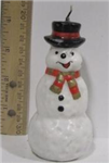 chr-candle snowman shape small