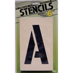 ST6 8820 - Stencils 6in letters and numbers bp