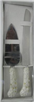 UPO-75K -Wedding knife and server set 9.5" & 11.75"