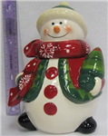 Chr cookie jar snowman sm