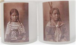 WW3001 - Native american votive holder 3in