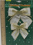 Chr bow 2ct white/gold