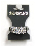 ZRGM3 - gunmetal-rhinestone-ring