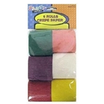 GW-987 -Streamers crepe paper asst 6ct