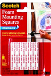 108 1620 - Tape mounting squares removable med