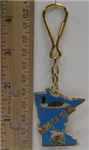 mn20330 - minnesota-state-shaped-keychain