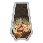 638-JE3 - Touch lamp Jesus with four angels