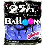 11105 - Balloons lavender 9in 25ct helium quality