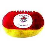 2315ISU - ISU Cyclones Plush Football 8.5in Red Yellow