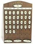 112701 - calendar-wall-tag-wood-10x15in