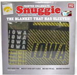 IA190S - IA Hawkeye snuggie blanket w sleeves patchwork
