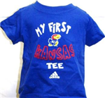 2A3B07KU-18M - KS Jayhawks tee shirt my first 18mo