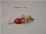 113099 -Wall hook fairy w apple 5in