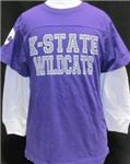 489LDKSU-XL - ksu-wildcats-shirt-combo-2pc-1820