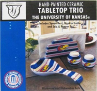 COL-KAN-610 -KS Jayhawks tabletop trio
