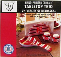 COL-NEB-610 -NE Husker tabletop trio