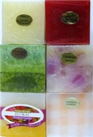 39001 - candle-square-scented-asst-25-3in