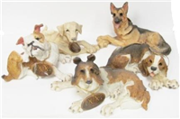 11430 - Dog figure wrinkled med asst