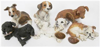 11431 - Dog figure wrinkled small asst
