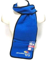 18702-187-02 - KU Jayhawks Scarf unisex bonnet w storage pocket