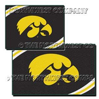 32909IA -IA Hawkeye Rug 2pc Rect. 18"x24" & 20"x34"