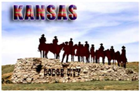 4136KS - ks-magnetic-postcard-dodge-city