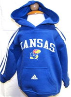 4476AKU-3T - KS Jayhawks hoodie 3 stripe 3T