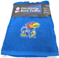 46194KU -KU Jayhawks Bath Towel 27x52in