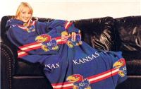 47018KU -KU Jayhawks Comfy Throw 48x71in