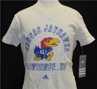 479ZVKU-L - KS Jayhawks tee shirt confetti S14
