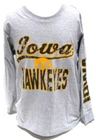 489WLIA-XL - IA Hawkeye L/S shirt youth grey 18/20