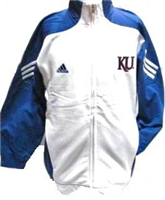 48BYMKU-L - KS Jayhawks jacket scorch warm up 14/16