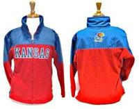 48MJNKU-XXL - KS Jayhawks fleece full zip S18